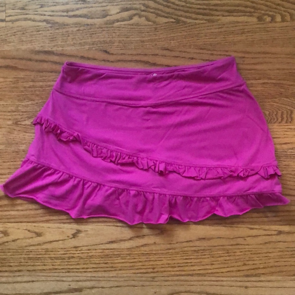 Kyodan M Pink Ruffled Athletic Skort
